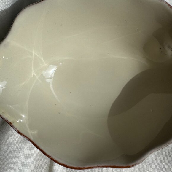 EUC, VIETRI Italy Pesce Crema White Fish Shape Condiment Bowl Dish, China, 6 in. - Picture 5 of 10